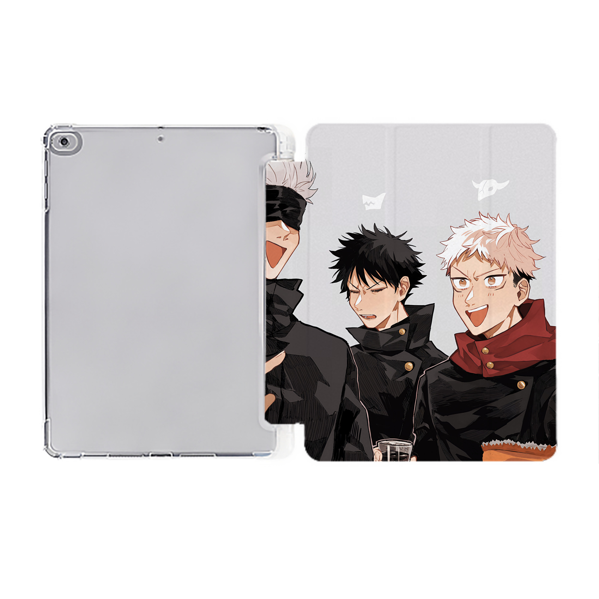 （画像用） SPY×FAMILY间谍家家酒 IPad ケース ペン収納付き 三つ折りスタンド PUレザー×シリコン 対応機種9.5/10.5/10.9インチ